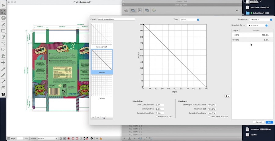 Workbench - Inverted separations for digital print embellishment