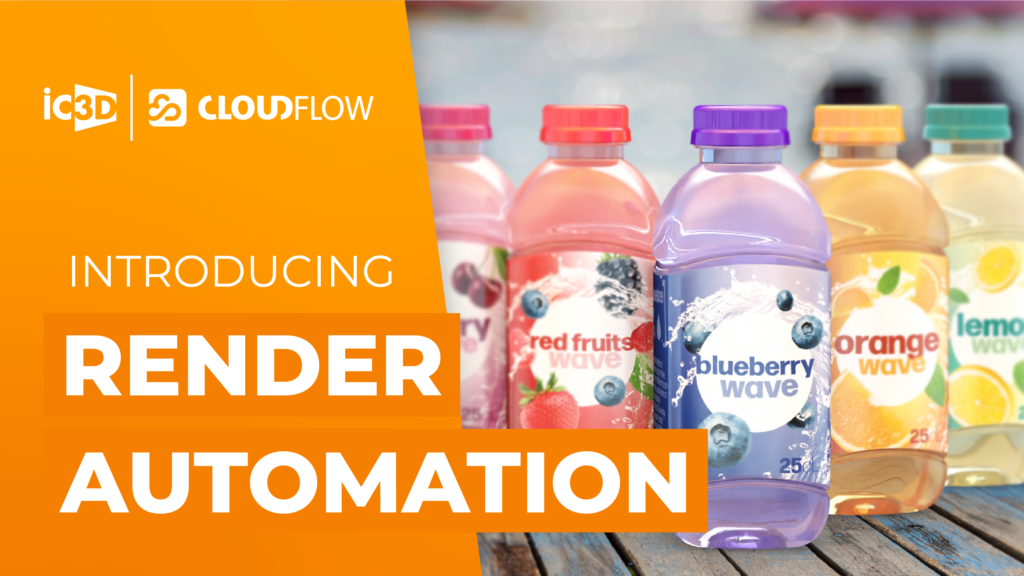Automate mockups rendering with iC3D and CLOUDFLOW